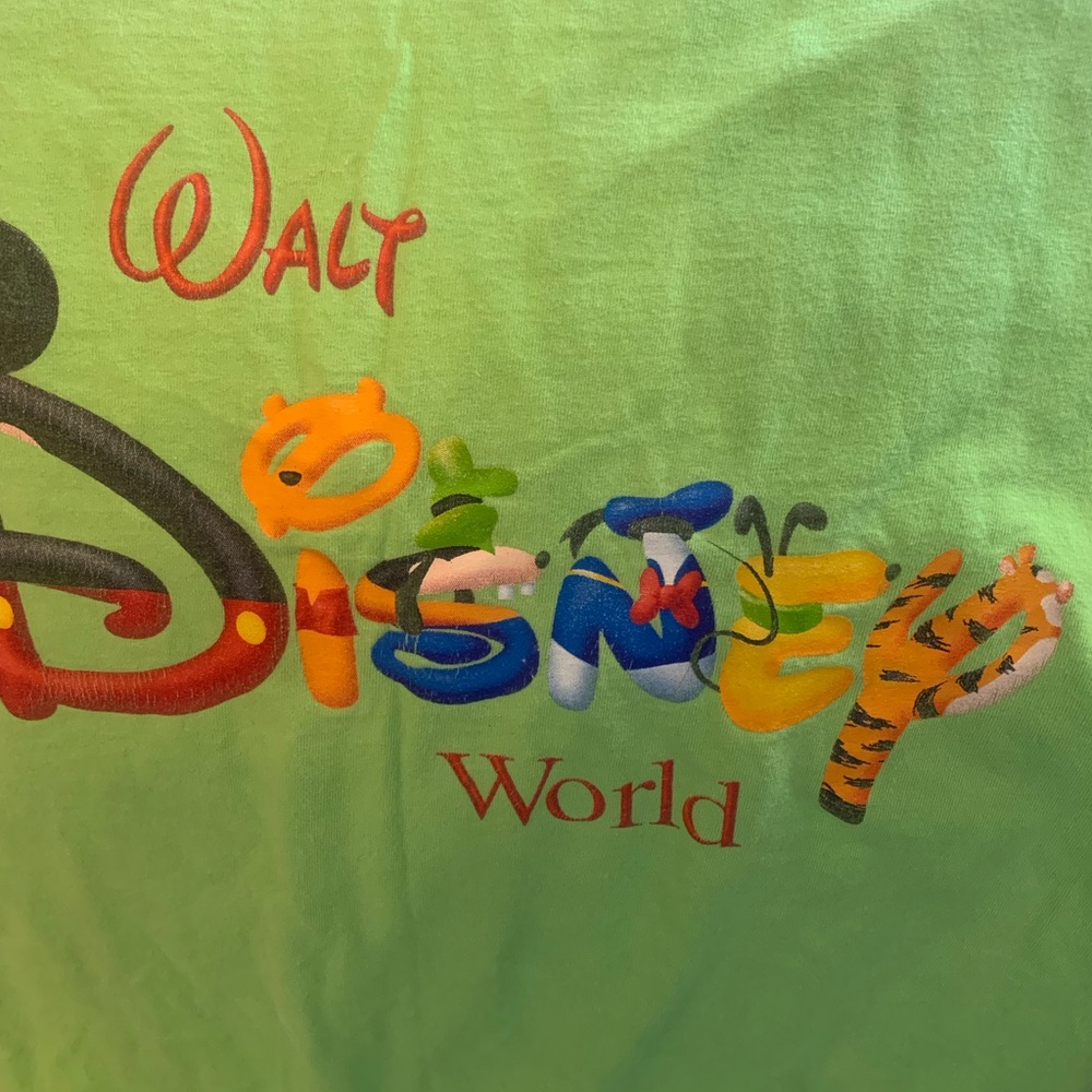 Walt. Disney world cotton T-Shirt size Lg new